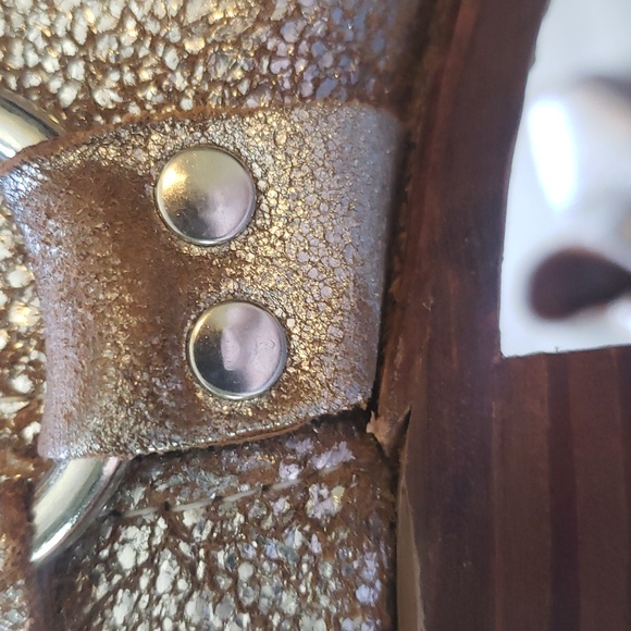 Frye and Co. Rare Distressed Metallic 8R boots. Size 9.5. - Picture 16 of 16